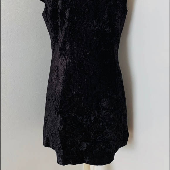 Jerry T Wide Lapel Crushed Velvet Vest Blk Sz S EC - Picture 10 of 13